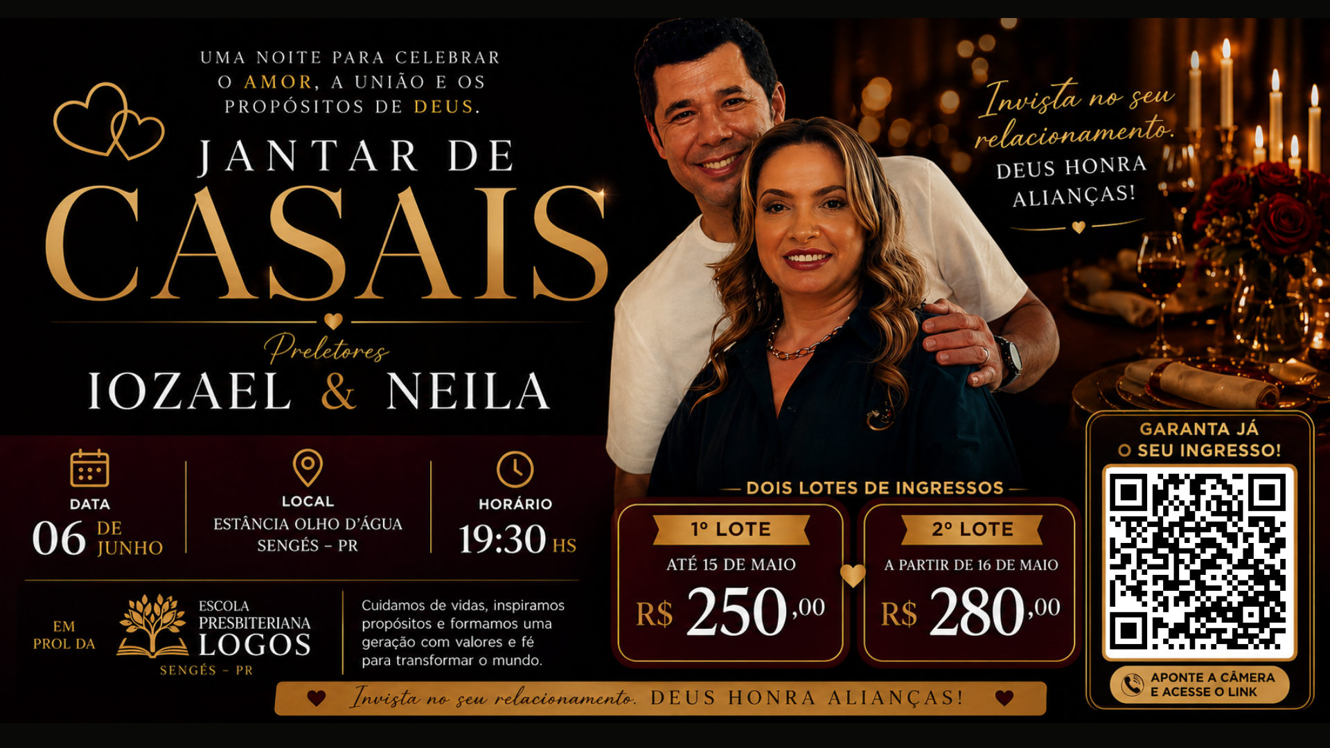 Jantar de Casais - Sengés PR